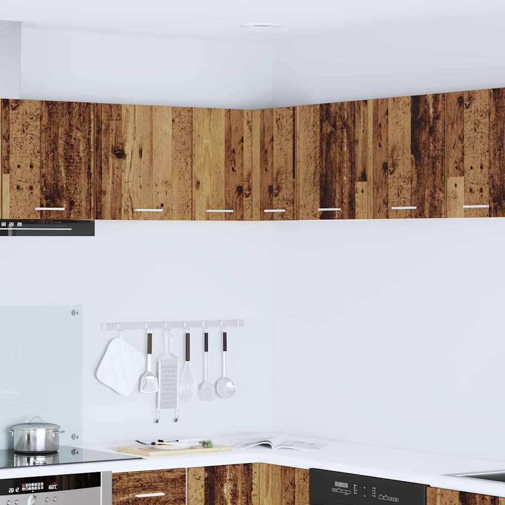 Hängeschrank Altes Holz/Weiß 57x57x40 cm