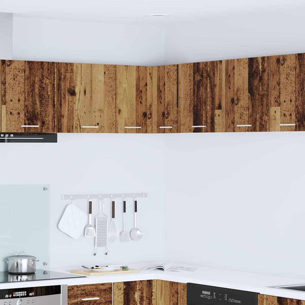 Hängeschrank Altes Holz/Weiß 57x57x40 cm