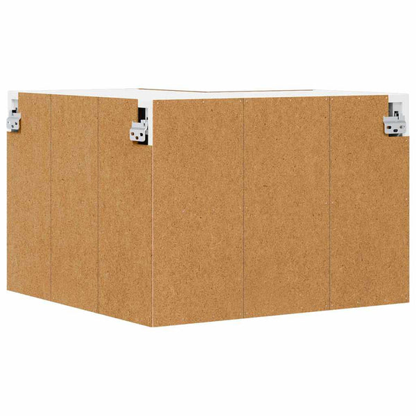 Hängeschrank Altes Holz/Weiß 57x57x40 cm