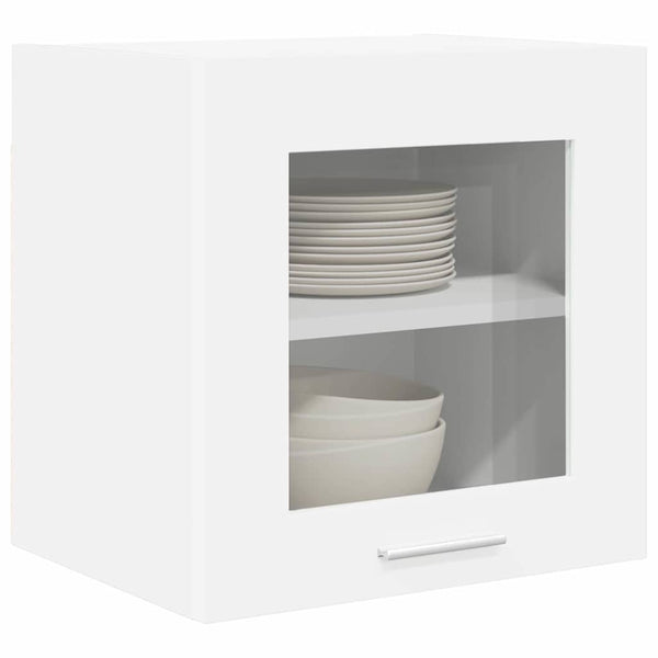 Hängeschrank Weiß 40 cm mit Stauraum