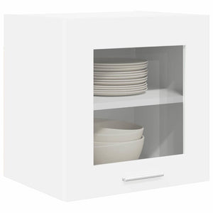Hängeschrank Weiß 2er-Set 40x40 cm