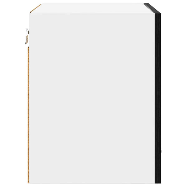Hängeschrank Schwarz Eichen-Optik 40cm