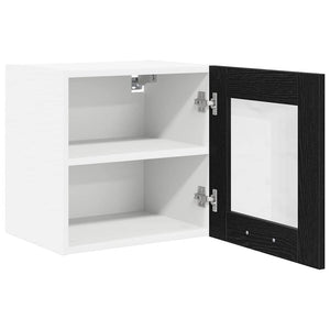 Hängeschrank Schwarz Eiche 2er Set
