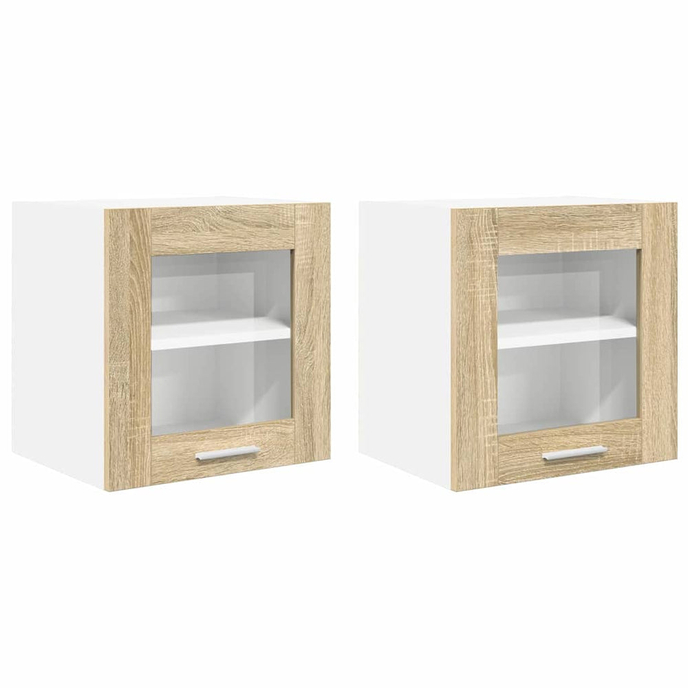 Sonoma Eiche Hängeschrank, 2er Set