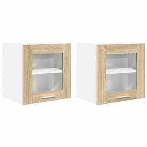 Sonoma Eiche Hängeschrank, 2er Set