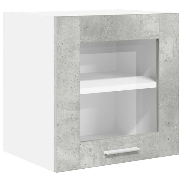 vidaXL Meuble haut Riga 2 pcs Gris béton 40 x 31 x 40 cm