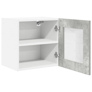 vidaXL Meuble haut Riga 2 pcs Gris béton 40 x 31 x 40 cm