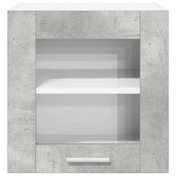 vidaXL Meuble haut Riga 2 pcs Gris béton 40 x 31 x 40 cm