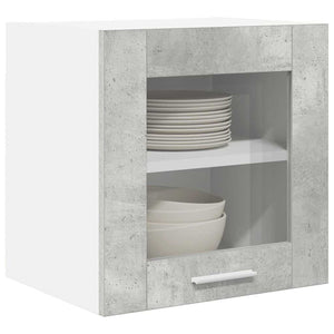 vidaXL Meuble haut Riga 2 pcs Gris béton 40 x 31 x 40 cm