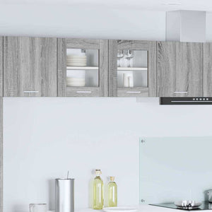 Hängeschrank 2er Set Grau Sonoma 40cm