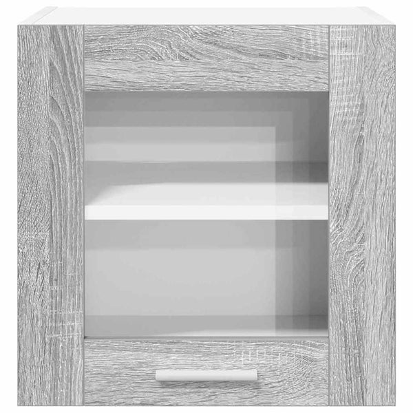 Hängeschrank 2er Set Grau Sonoma 40cm