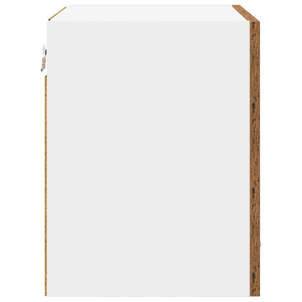 Hängeschrank 2er Set Altholz 40cm