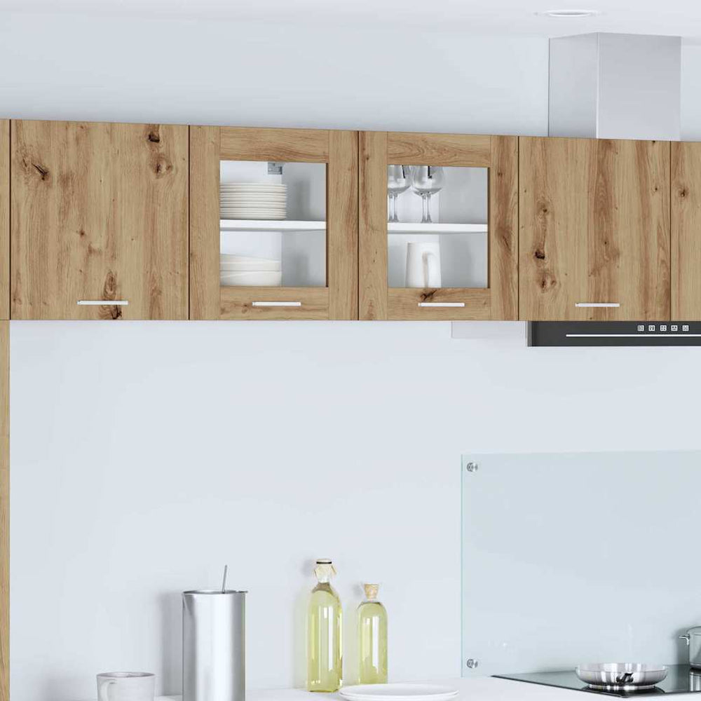 vidaXL Wall Cabinet Artisan Oak 40 x 31 x 40 cm Engineered Wood