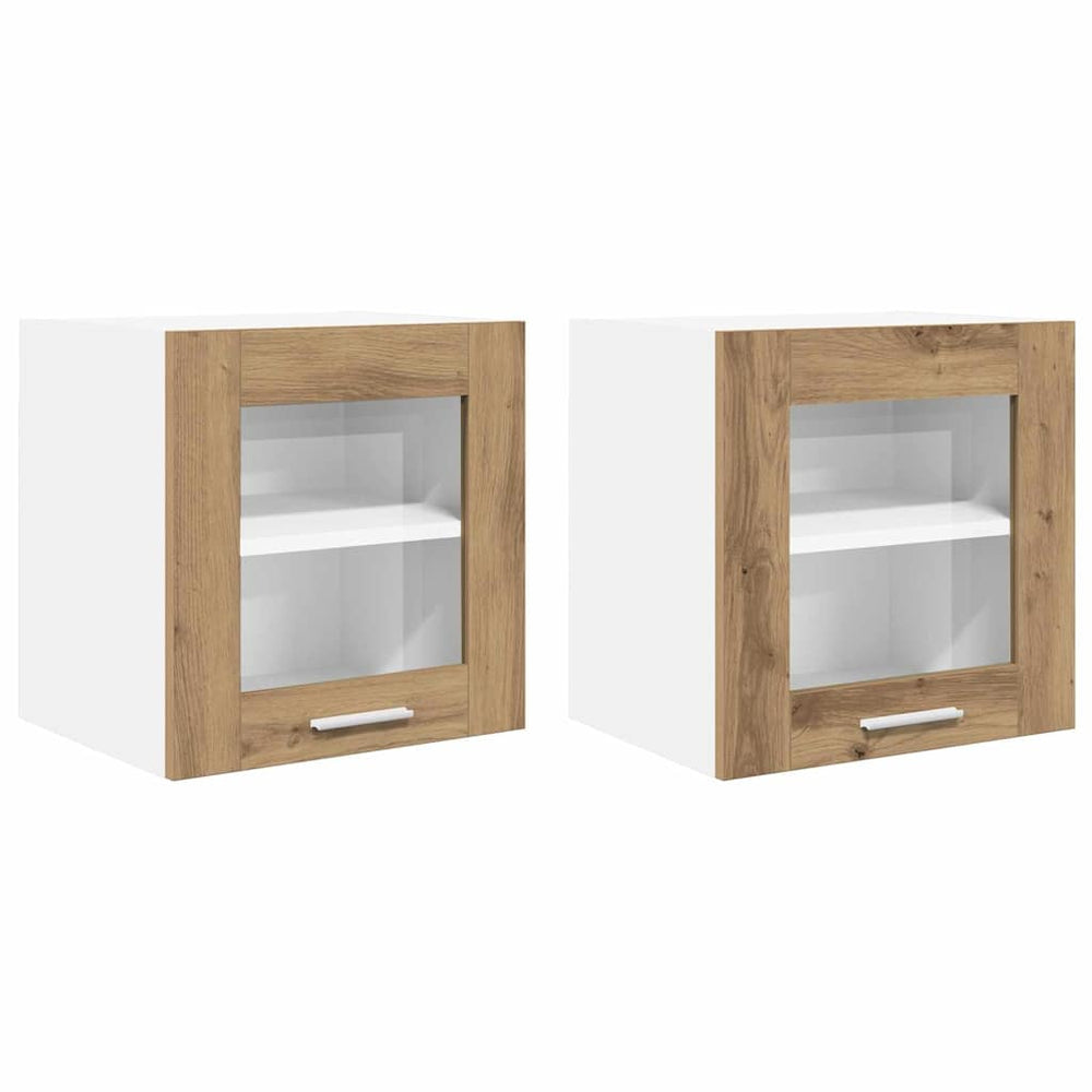 Hängeschrank Artisan-Eiche 2er Set 40x40 cm