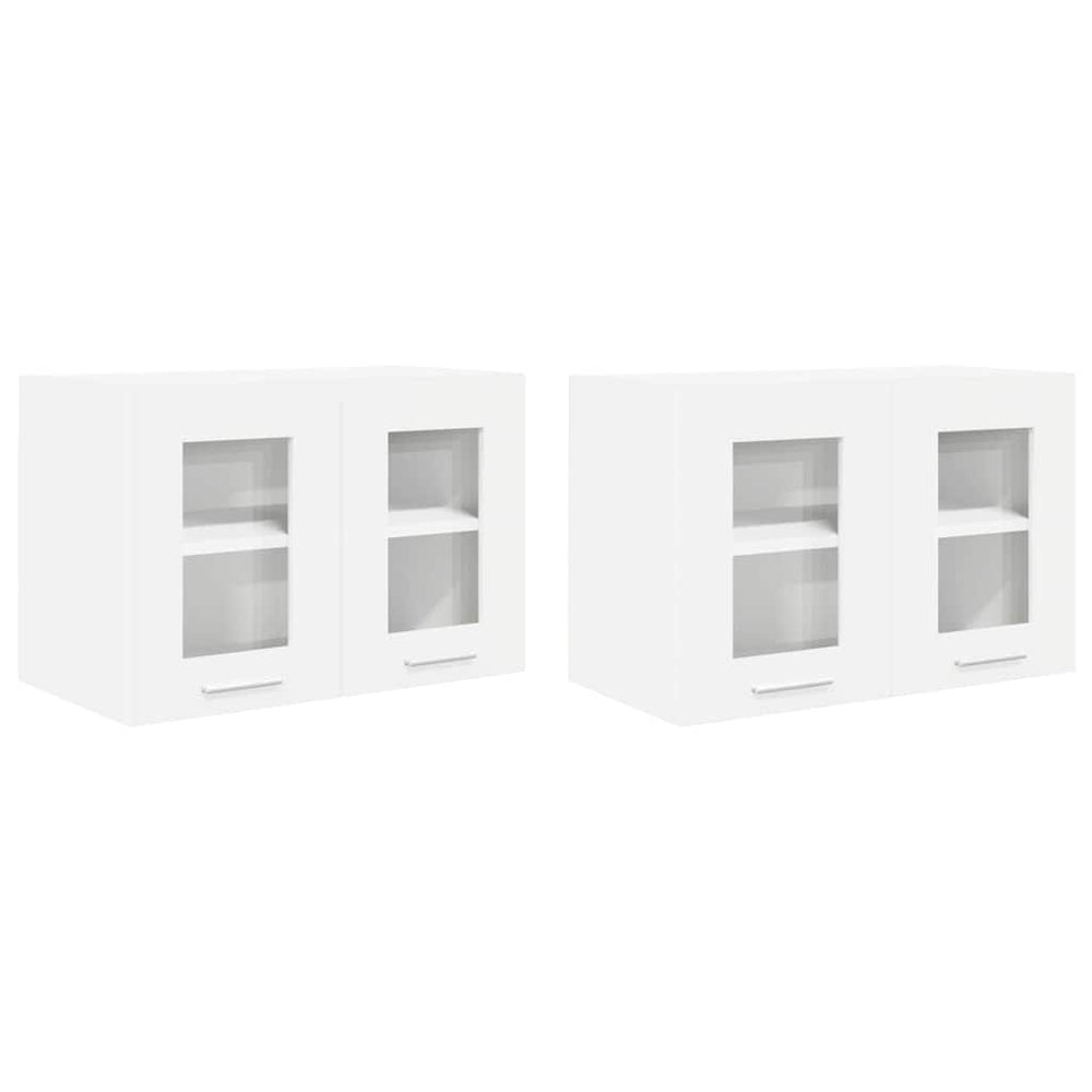 Hängeschrank Weiß 2er Set 60x31x40cm