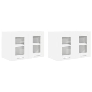 Hängeschrank Weiß 2er Set 60x31x40cm