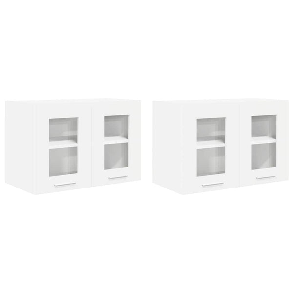 Hängeschrank Weiß 2er Set 60x31x40cm
