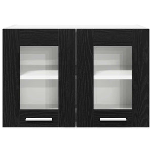 Hängeschrank Schwarz Eichen-Optik 60cm