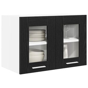 Hängeschrank Schwarz Eichen-Optik 60cm
