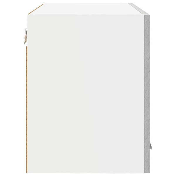 Hängeschrank 2er Set Beton Grau 60 cm