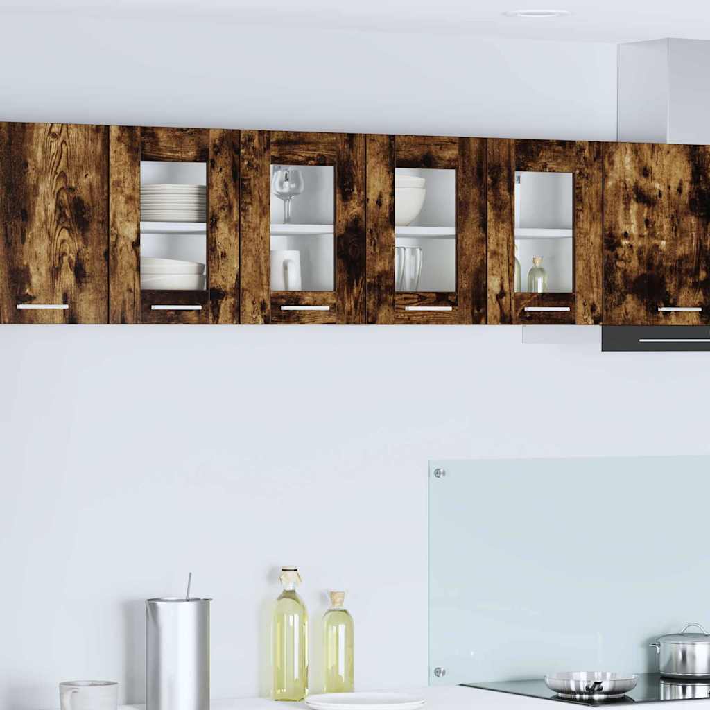 Hängeschrank Geräucherte Eiche 60 cm, 2er-Set