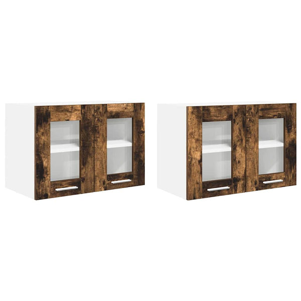Hängeschrank Geräucherte Eiche 60 cm, 2er-Set