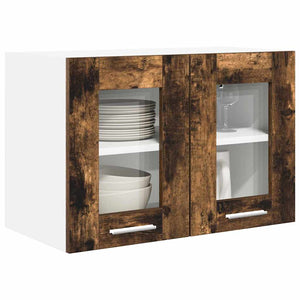 Hängeschrank Geräucherte Eiche 60 cm, 2er-Set