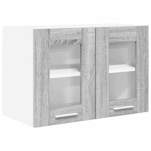 Hängeschrank 2er Set Grau Sonoma 60cm