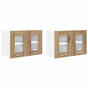Hängeschrank Artisan-Eiche 60x40 cm, 2er-Set