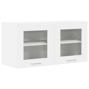Hängeschrank Weiß 80 cm mit Stauraum