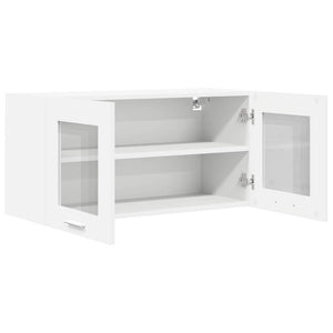 Hängeschrank Weiß 80 cm mit Stauraum