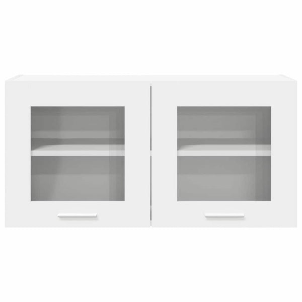 Hängeschrank Weiß 80 cm mit Stauraum