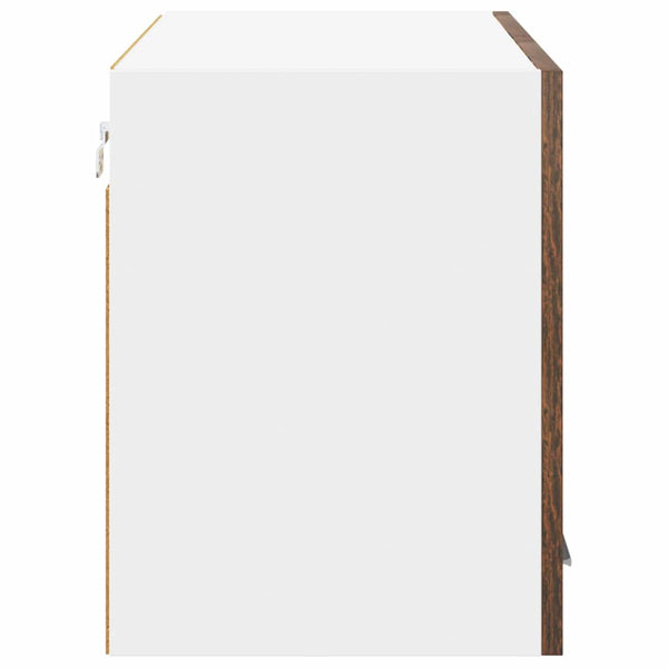 Hängeschrank Eiche/Weiß 80x40 cm