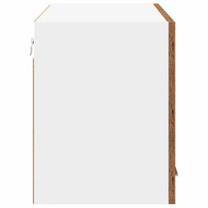 Hängeschrank Altes Holz/Weiß 80x40 cm