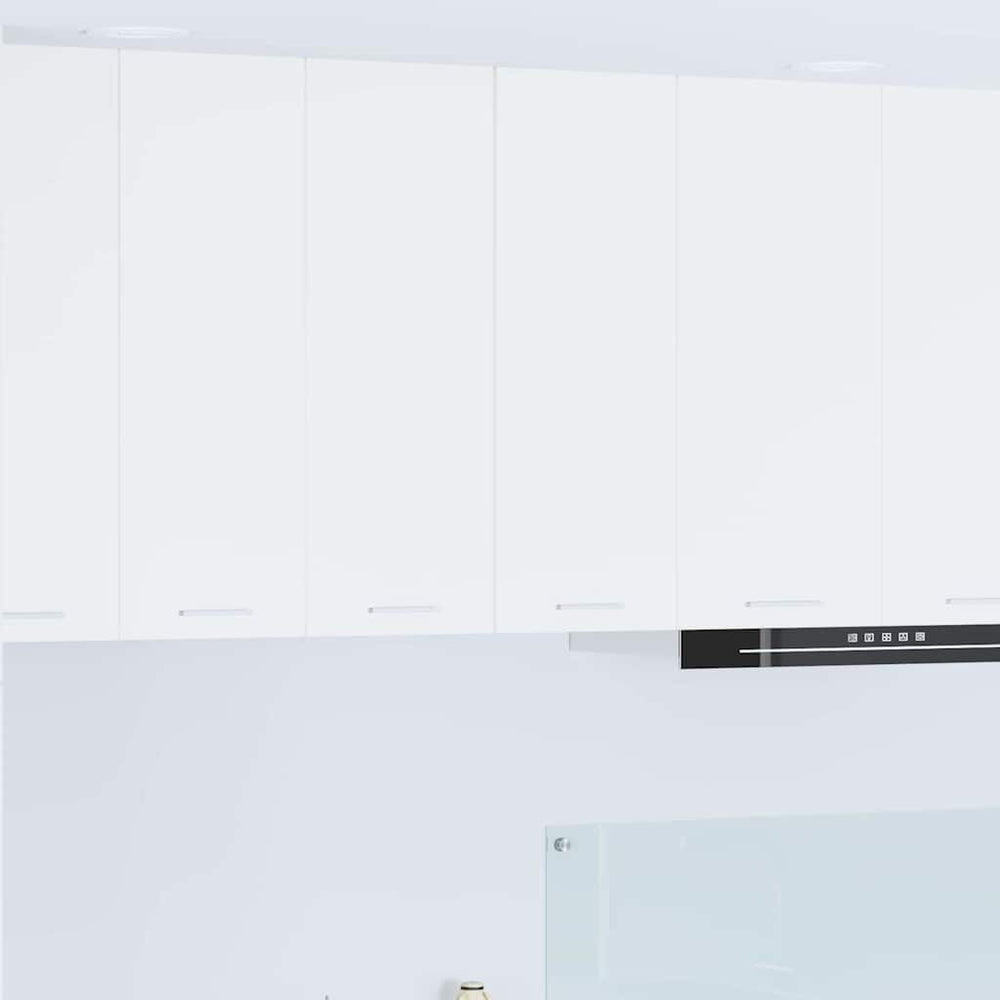 vidaXL Wall-Mounted Storage Cabinet White 30 x 31 x 80 cm Engineered Wood