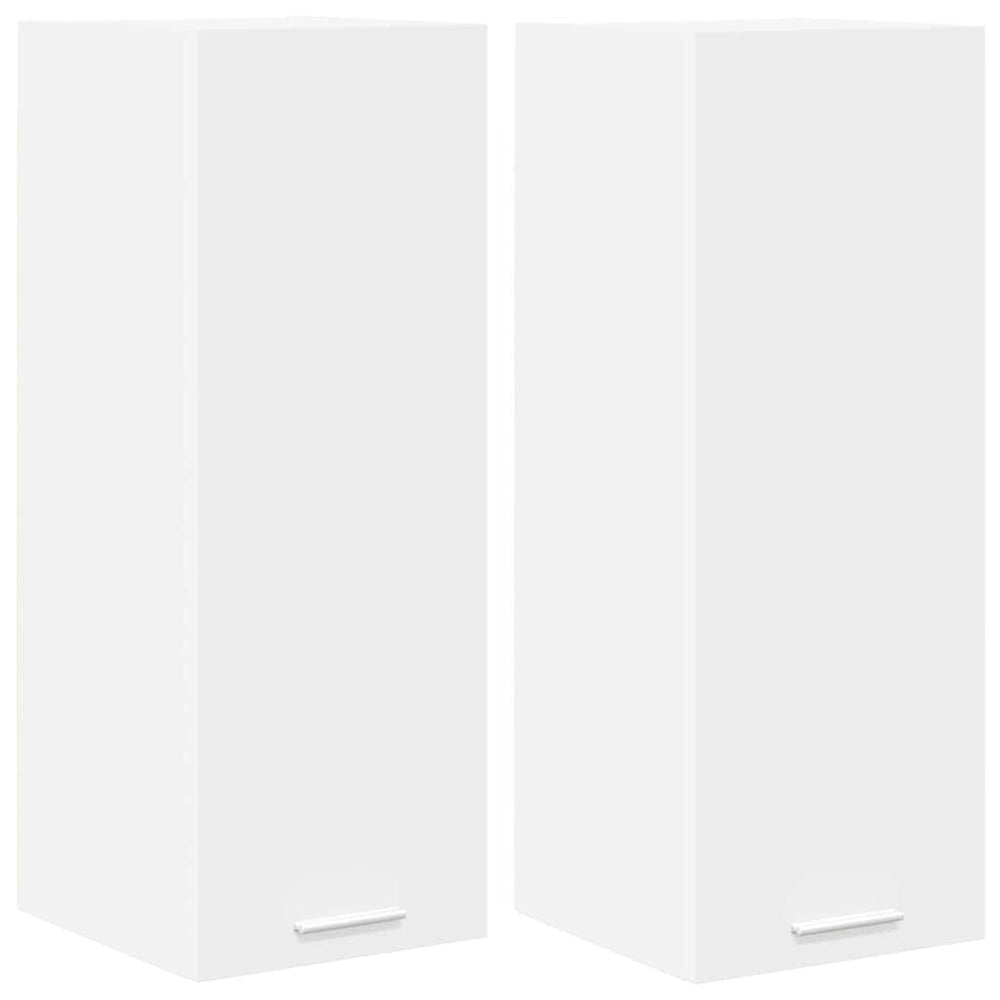 Hängeschrank Weiß 30x31x80cm, 2er Set
