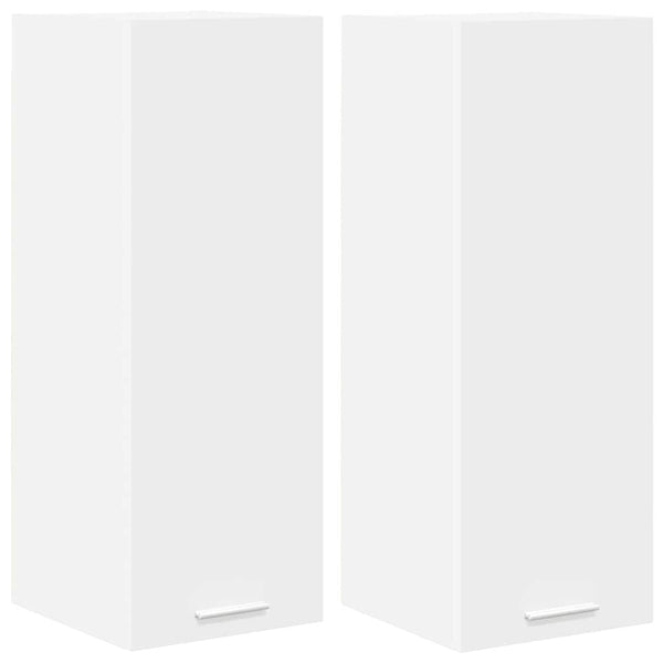 Hängeschrank Weiß 30x31x80cm, 2er Set