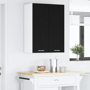Hängeschrank Set, Schwarz & Weiß, 30x80 cm