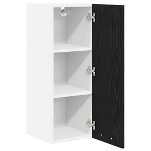 Hängeschrank Set, Schwarz & Weiß, 30x80 cm