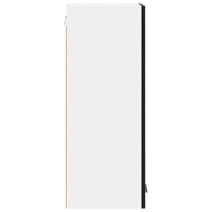 Hängeschrank Set, Schwarz & Weiß, 30x80 cm