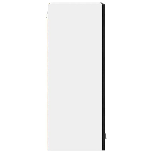 Hängeschrank Set, Schwarz & Weiß, 30x80 cm