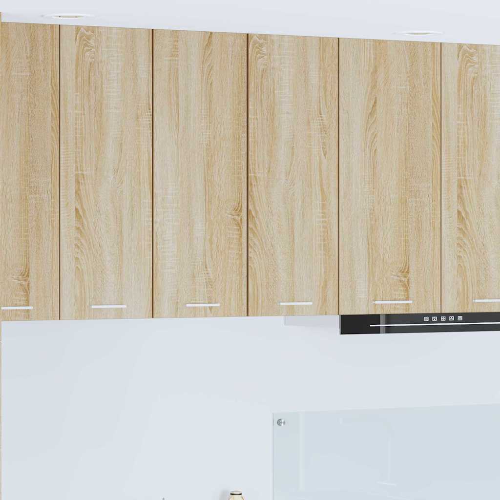 Hängeschrank Sonoma Eiche/Weiß 30x80 cm