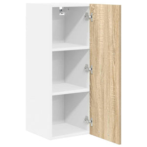 Hängeschrank Sonoma Eiche/Weiß 30x80 cm