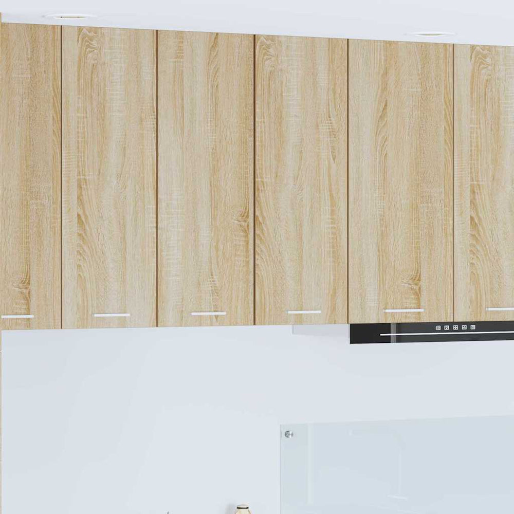 Hängeschrank 2er Set Sonoma Eiche/Weiß