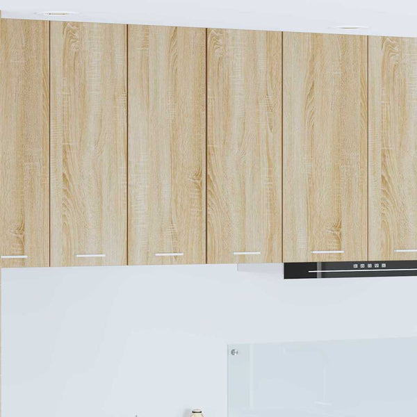 Hängeschrank 2er Set Sonoma Eiche/Weiß