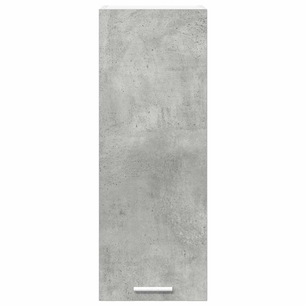Hängeschrank Betongrau/Weiß 30x80 cm