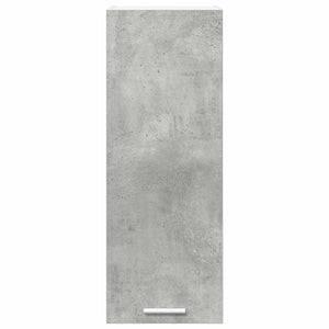 Hängeschrank mit Tür, 2er-Set, Betongrau/Weiß