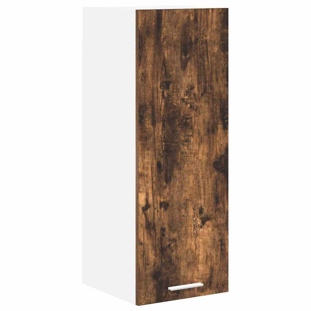 Hängeschrank Eiche/Weiß 30x80 cm