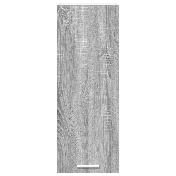 Hängeschrank Grau Sonoma Weiß 30x80 cm