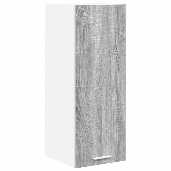 Hängeschrank Grau Sonoma & Weiß 2er Set